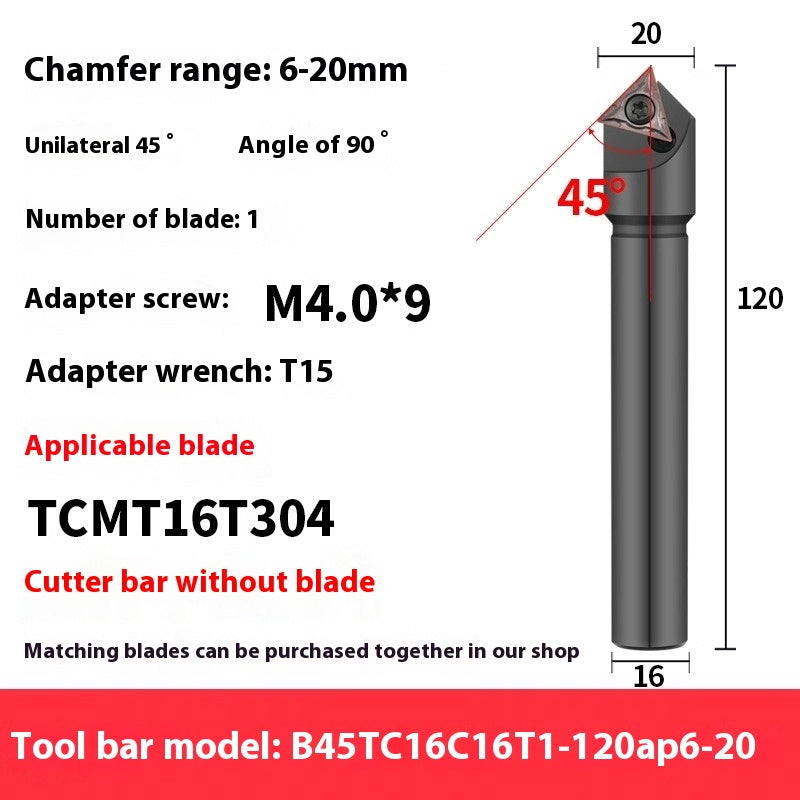 6039 Machining center 15 20 25 30 35 40 45 50 55 60 65 70 75 degree chamfering toolholder TCMT Shandong Denso Pricision Tools Co.,Ltd.